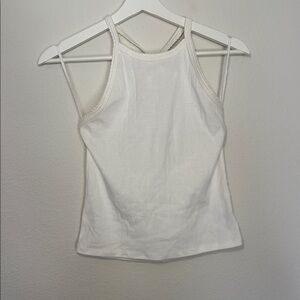 American Eagle Outfitters White halter tank top medium